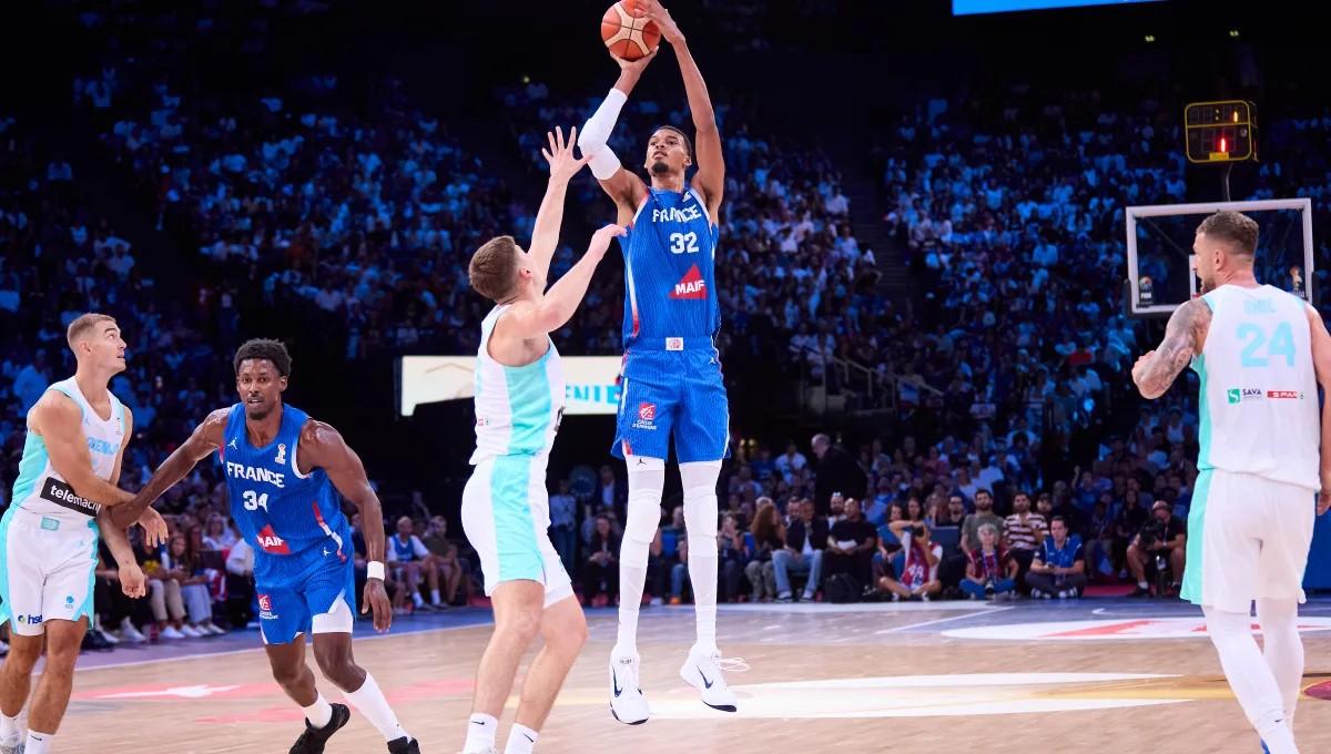 victor wembanyama equipe de france slovénie
